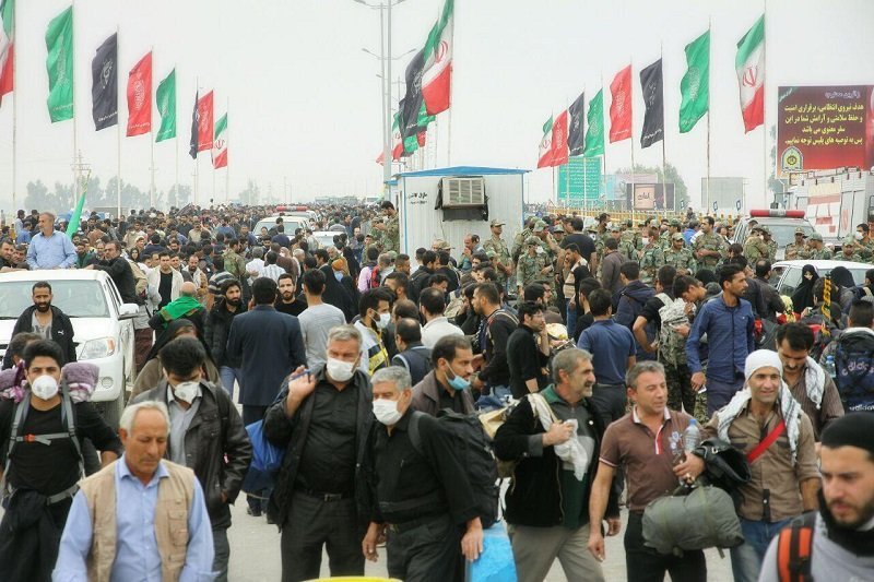 تردد بیش از دو میلیون  زائر از مرز بین المللی مهران