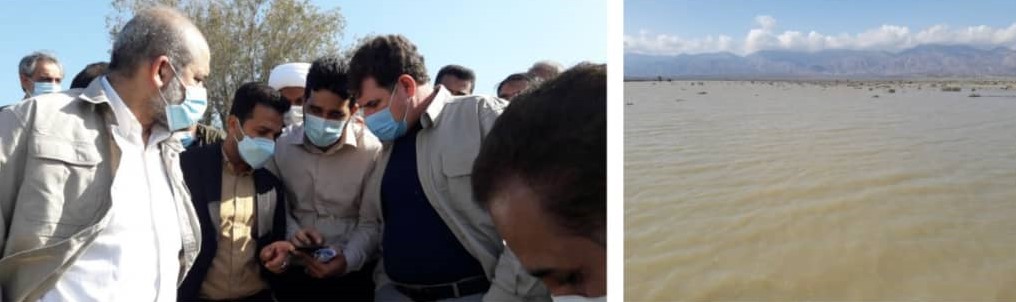 ادامه بازدید وزیر کشور از مناطق سیل‌زده جنوب کرمان