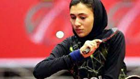 راهیابی دختر پینگ‌پنگ‌باز ایران به جمع هشت بازیکن برتر