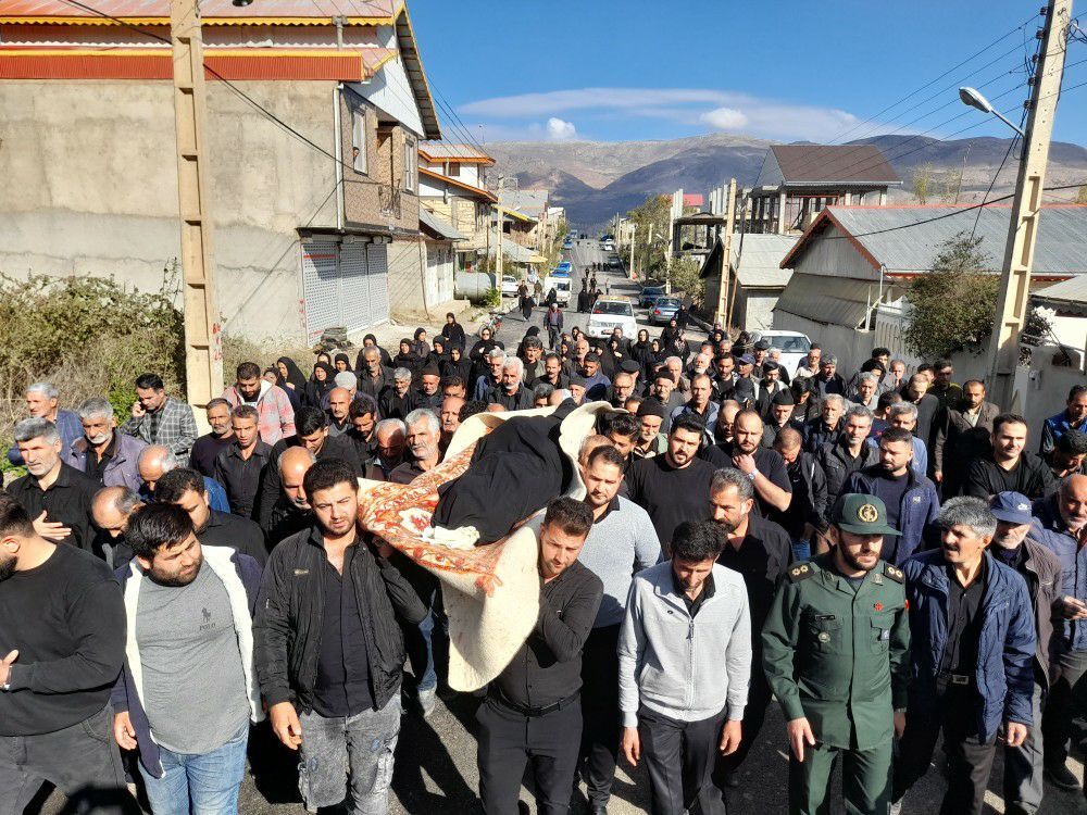 آسمانی‌شدن یک پدر شهید در دیلمان