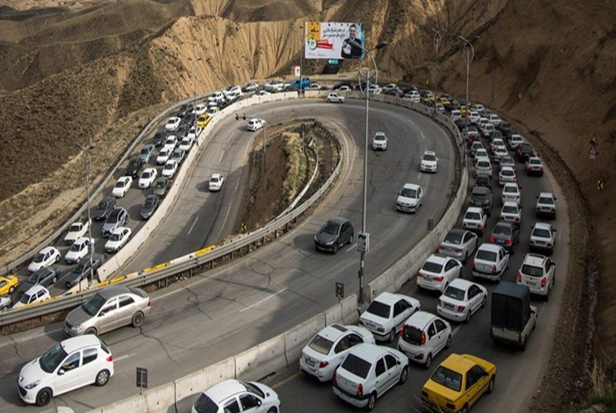 بسته بودن جاده چالوس