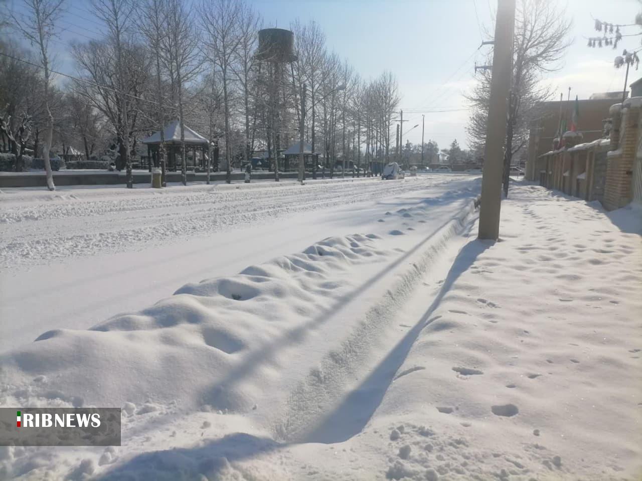 بارش ۲۰ سانتیمتری برف در پیرانشهر