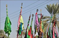 برگزاری علم گردانی در بشاگرد