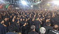 «حیدر حیدر» گویان اهالی روستای روداب در شب تاسوعا