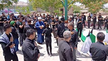 نوای عاشورای حسینی در روستای قوپی باباعلی مهاباد