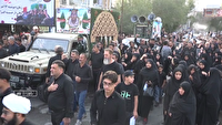 تشییع پیکر شهید حمله ناجوانمردانه رژیم صهیونی  در راور