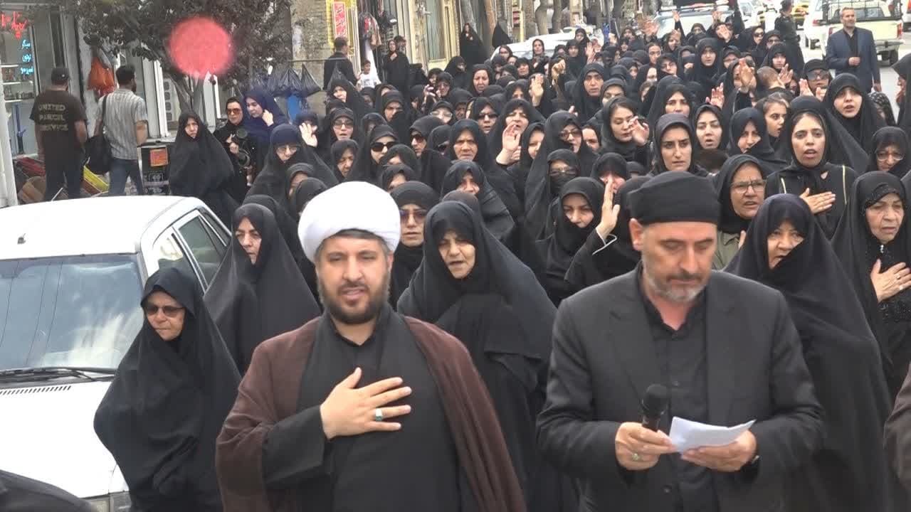 عزاداری بانوان زینبی شهرستان تکاب