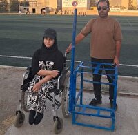 اعزام دختر توان‌یاب دوومیدانی تربت حیدریه به مسابقات انتخابی امارات