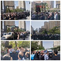 مراسم تشییع پیکر مطهرشهید محمد علی علیزاده، شهید امنیت ایران اسلامی