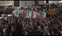 برگزاری مراسم وداع با سرلشکر شهید محرابی در رامهرمز