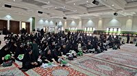 تجدید میثاق مادران و شیرخوارگان حسینی کیش با شهید شش ماهه کربلا