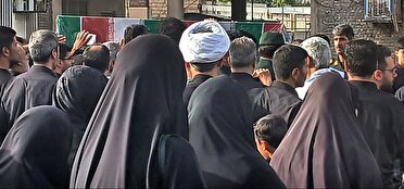 تشییع و تدفین پیکر شهید مجید پرتویان در قم