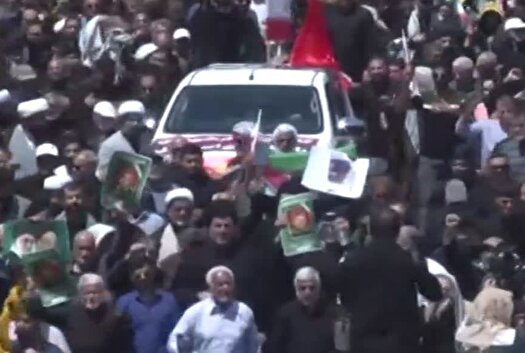 تشییع پیکر مطهر شهیدان سرلشکر محرابی و کائیدی در اهواز