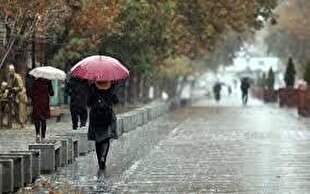 رگبار و رعد و برق در ۵ استان