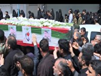 تشییع پیکر شهید «قهرمانی» با حال وهوای عاشورایی در اردبیل