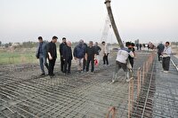 پیشرفت بیش از ۹۰ درصدی عملیات ساخت پل عنافچه شهرستان باوی
