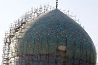 آرایه‌های کاشی‌کاری مسجد جامع اصفهان مرمت می شود