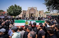 مردم قزوین و تهران در تشییع شهدای وطن: "ایستادگی و اقتدار ما ادامه دارد"