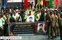 تشییع پیکر شهید فراجا «امیرحسین باجلان»