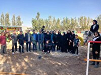 همایش سوارکاری بانوان و پویش درخت‌کاری در  میاندوآب