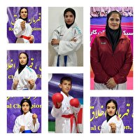 درخشش دختران کاراته کای ایزدخواستی در مسابقات آباده