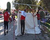 برگزاری مانور پدافند غیر عامل در مهاباد