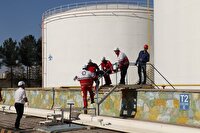 برگزاری رزمایش پدافند غیرعامل و مانور واکنش در شرایط اضطراری در منطقه میاندوآب